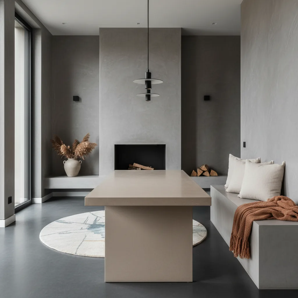 Béton ciré sols murs Vendée